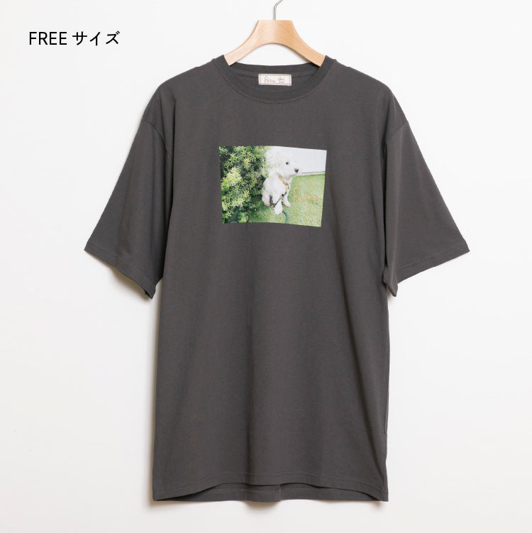 【Poika】フォトプリントTシャツ